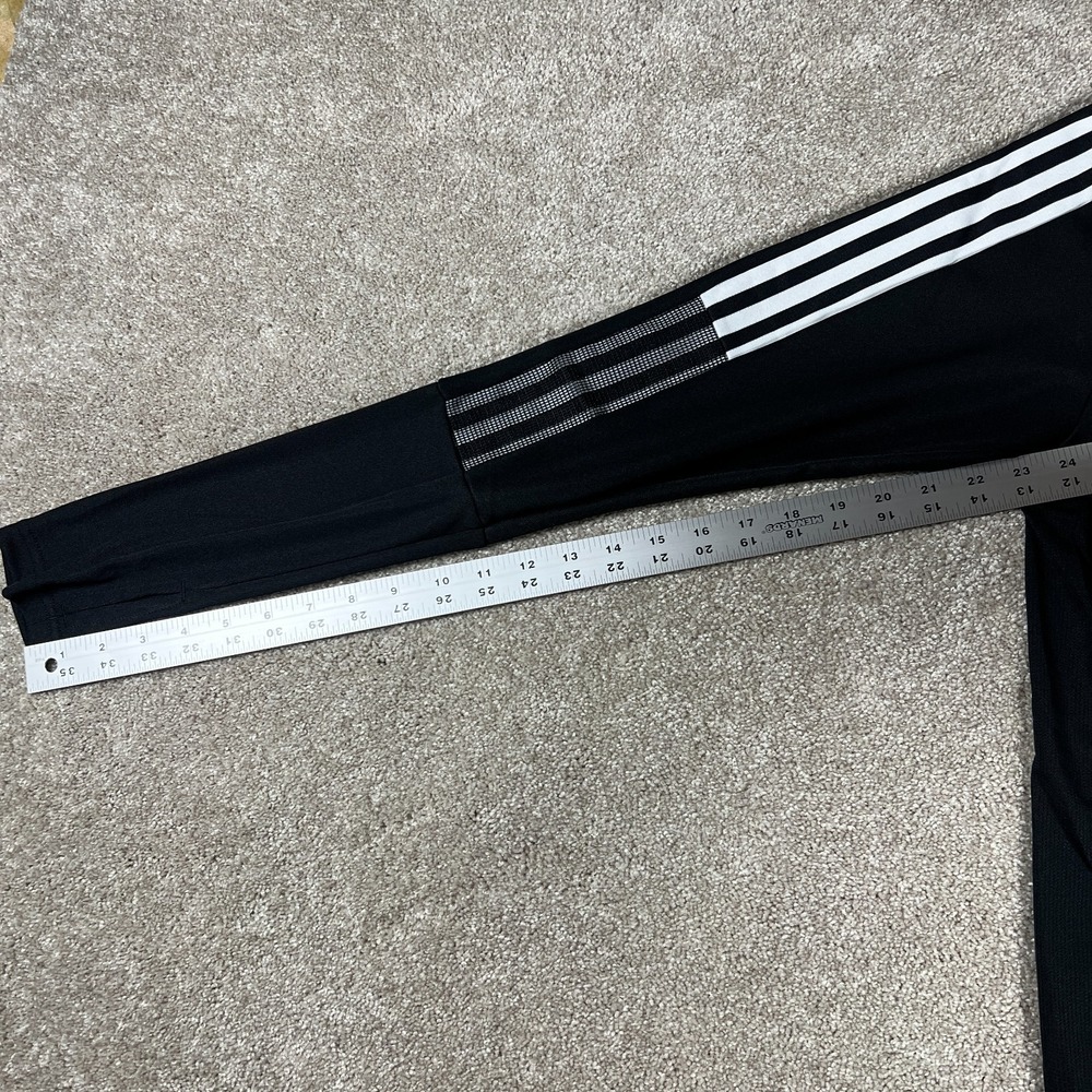 Adidas Mens Tiro 21 Training Top Black White Quarter Zip Pullover Medium NEW - Picture 7 of 7